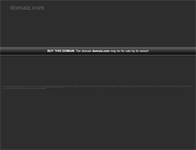 Tablet Screenshot of domaiz.com
